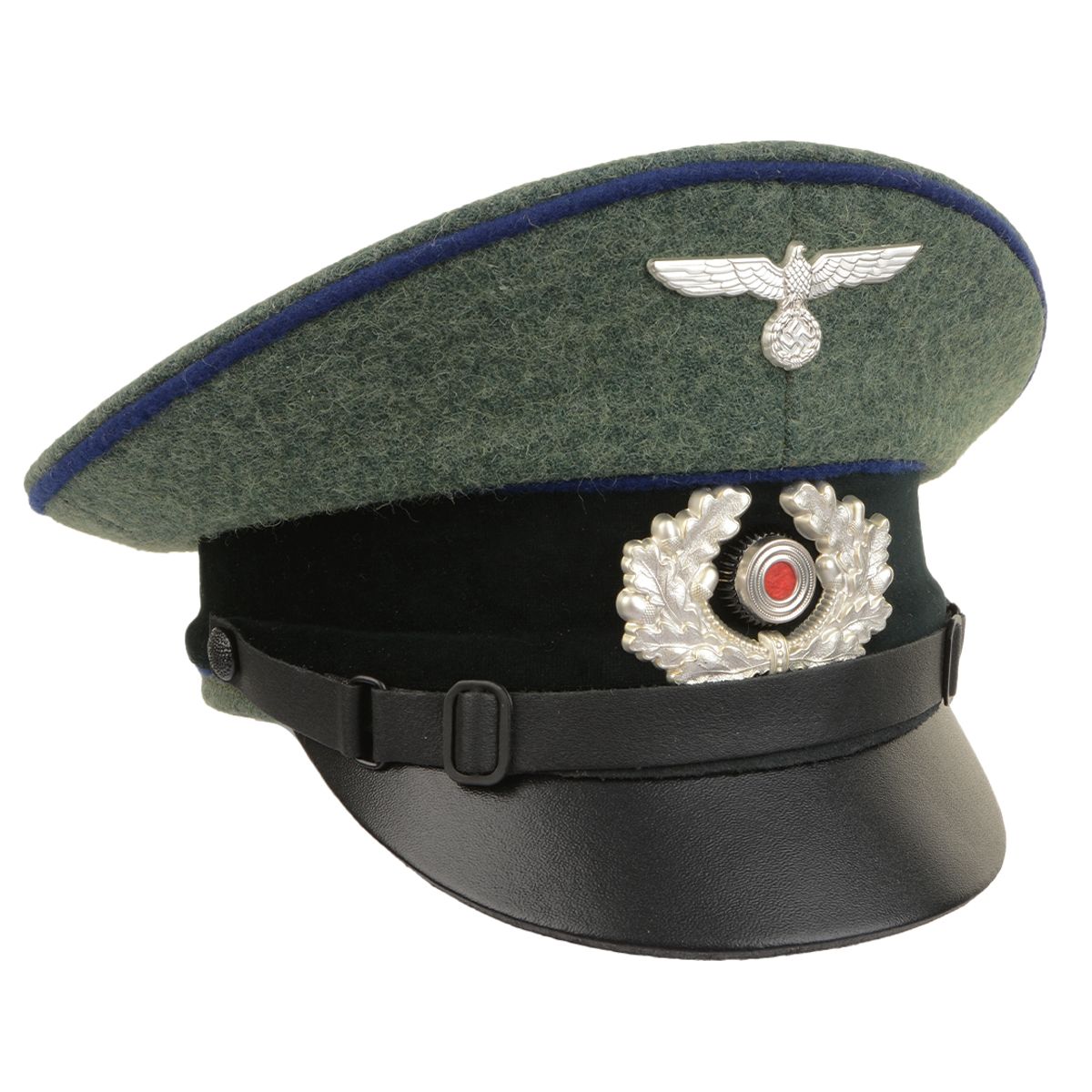 https://www.raabmagroups.com/products/german-ww1-ww2-uniform-accessories/caps/german-army-heer-nco-visor-cap-field-grey-cornflower-blue-piping-reproduction-wwii-supplier-ww2-repro-military